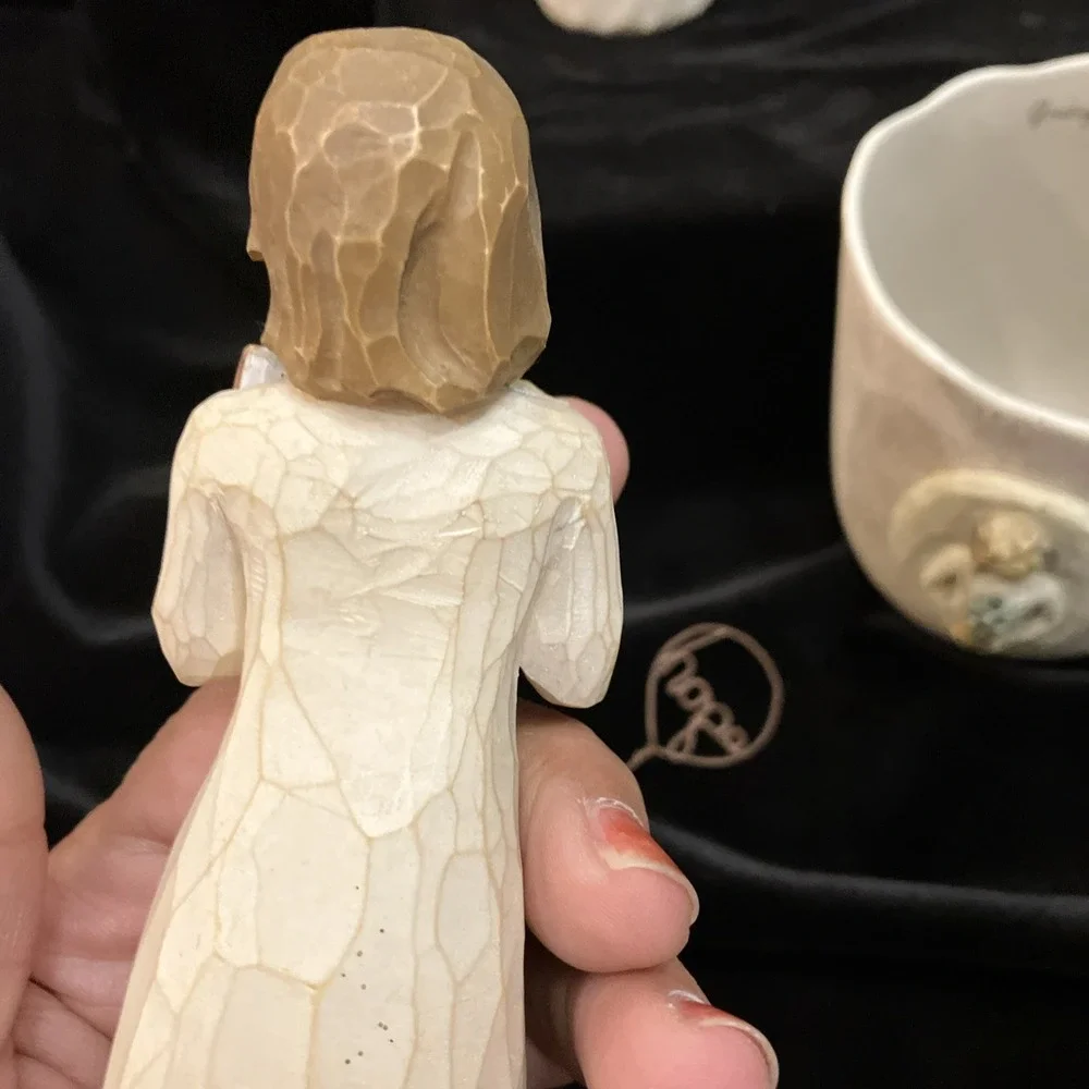 Lot Of 4 Demdaco Susan Lordi Willow Tree Angel of Healing Hope Learning Welcome